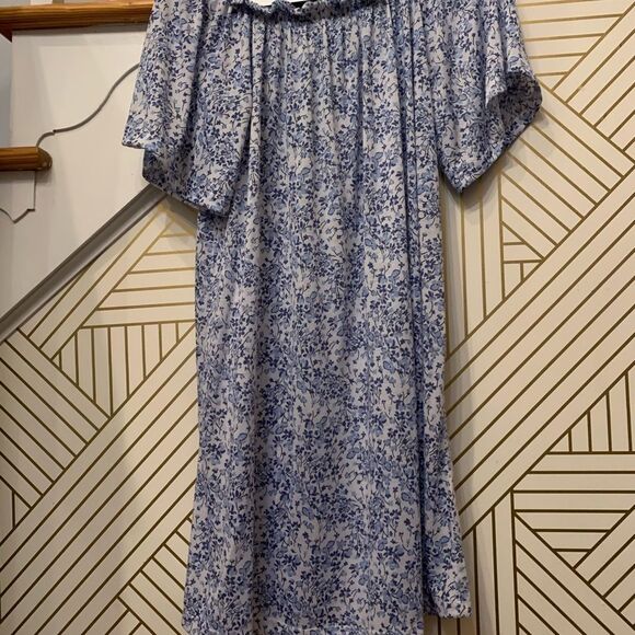 H&M Off the Shoulder Floral Print Dress NWT - Picture 3 of 8